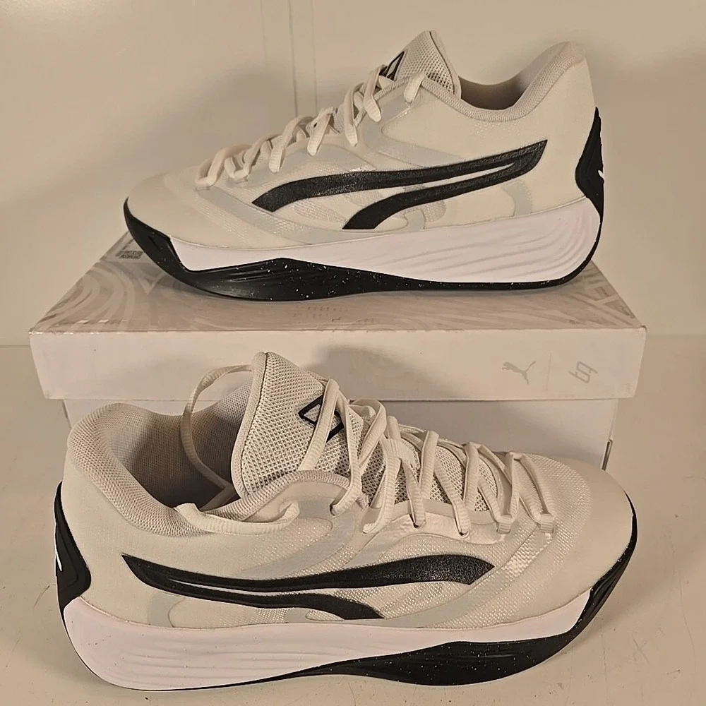 Puma Stewie 2 Team Basketball  Womens Sz 9 White Sneaker Athletic Shoes 37908202